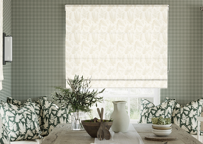 Fernswood, Walls White - Twist&Fit Roman Blind - Image 3